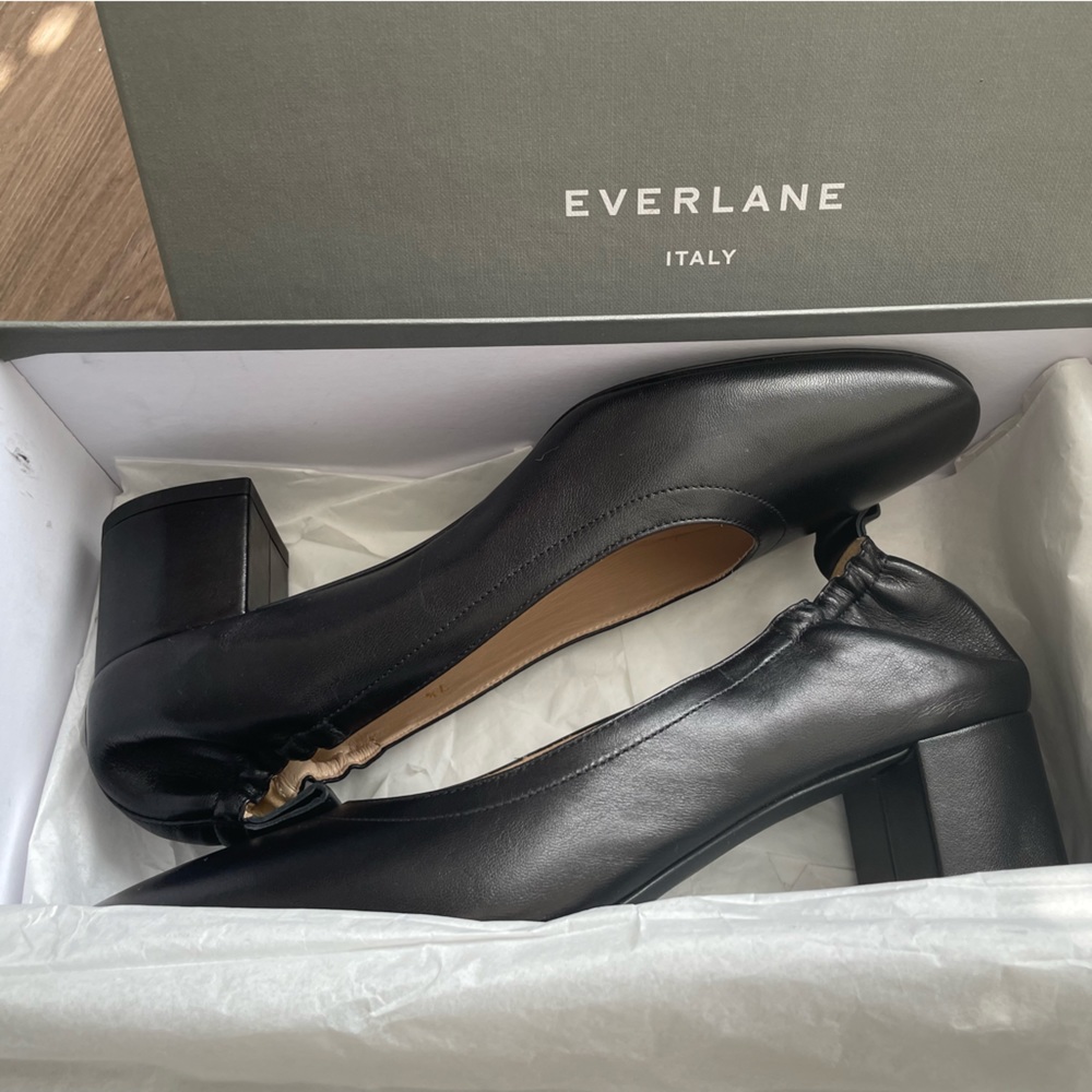 Everlane The Day Heel Leather, Brand New Heels